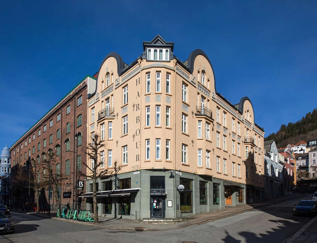 Bergen Harbour facade